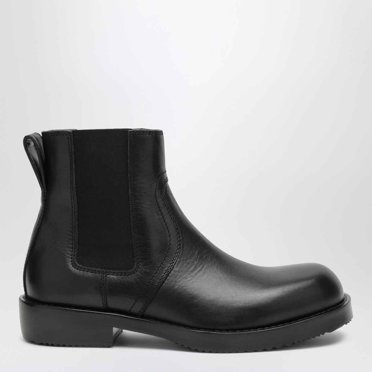 Dries Van Noten Black Leather Chelsea Boots Men DRIES VAN NOTEN