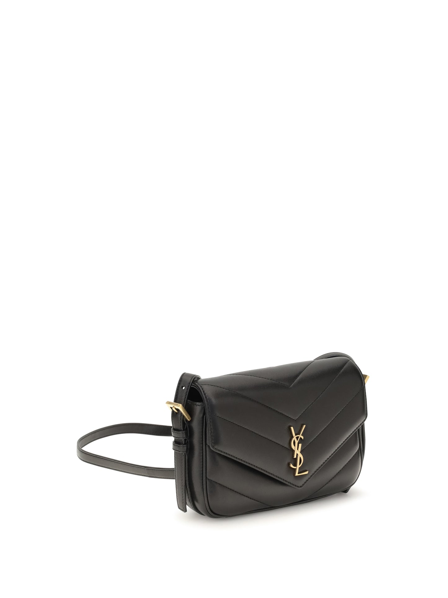 Saint Laurent Women Loulou Cassandre Toy Lambskin Shoulder Bag SAINT LAURENT