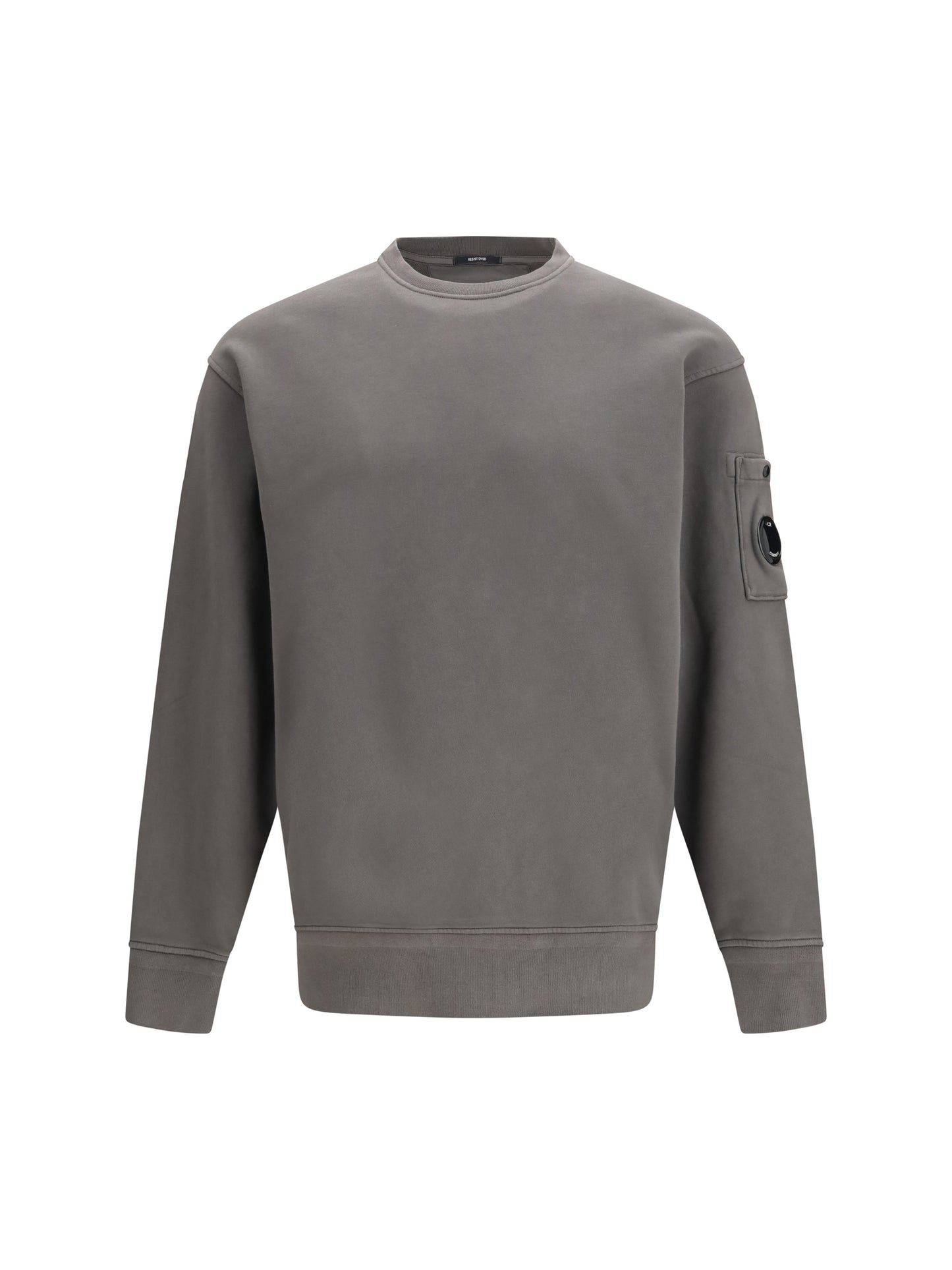 C.P. Company Men Diagonal Raised Fleece Crewneck Lens Sweatshirt C.P. COMPANY