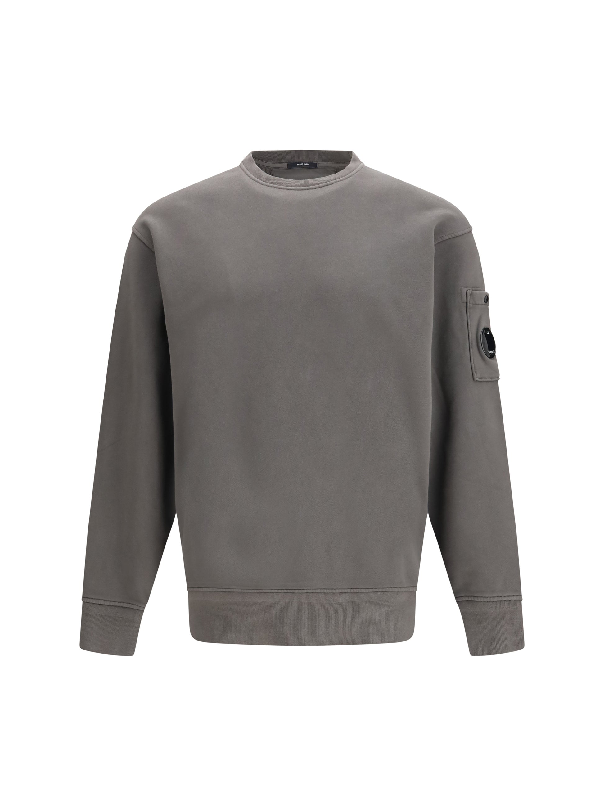 C.P. Company Men Diagonal Raised Fleece Crewneck Lens Sweatshirt C.P. COMPANY