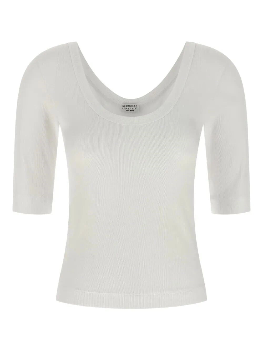 Brunello Cucinelli Women T-Shirt With Monili BRUNELLO CUCINELLI