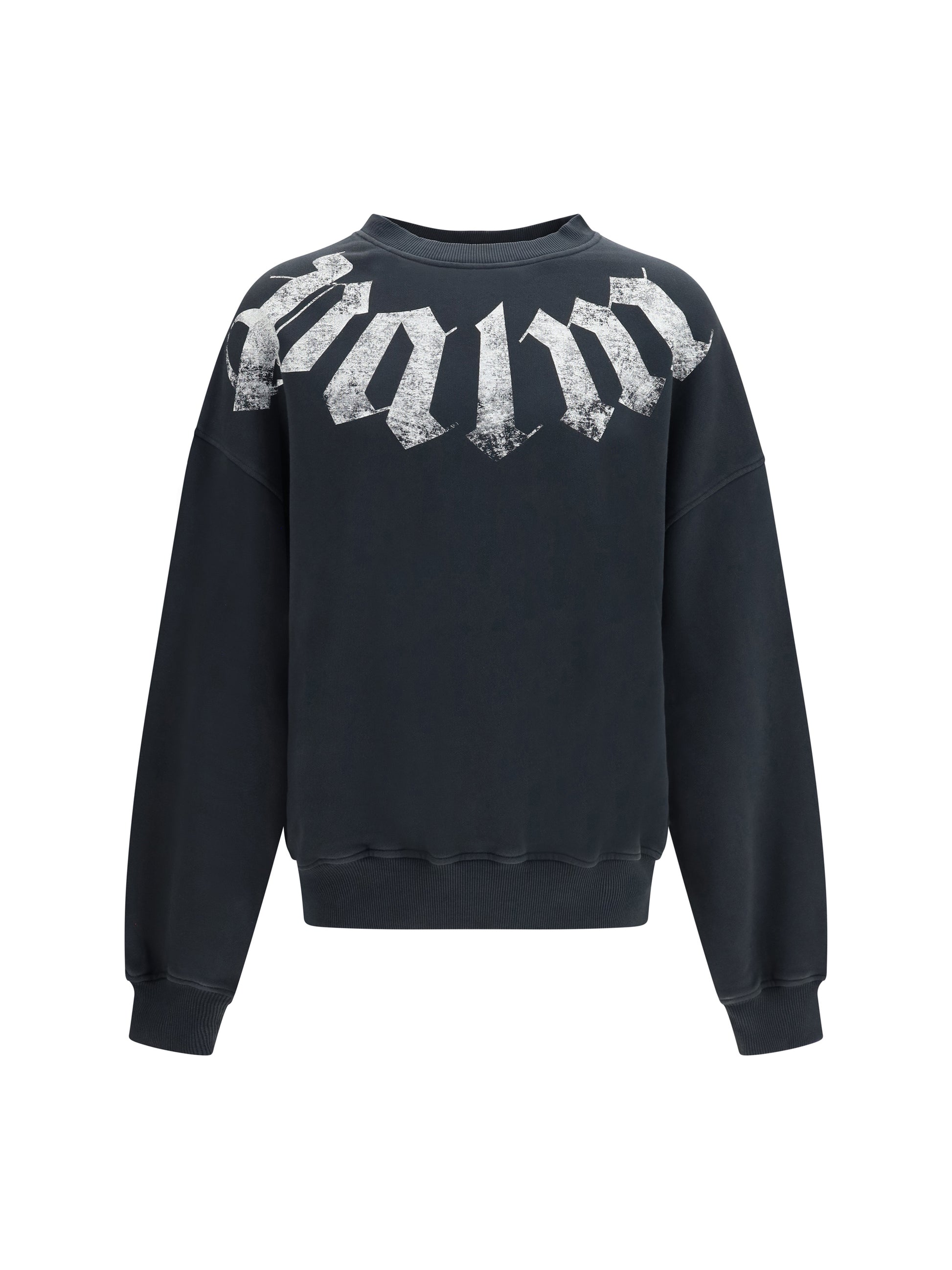 Palm Angels Men Big Neck Logo Sweatshirt PALM ANGELS