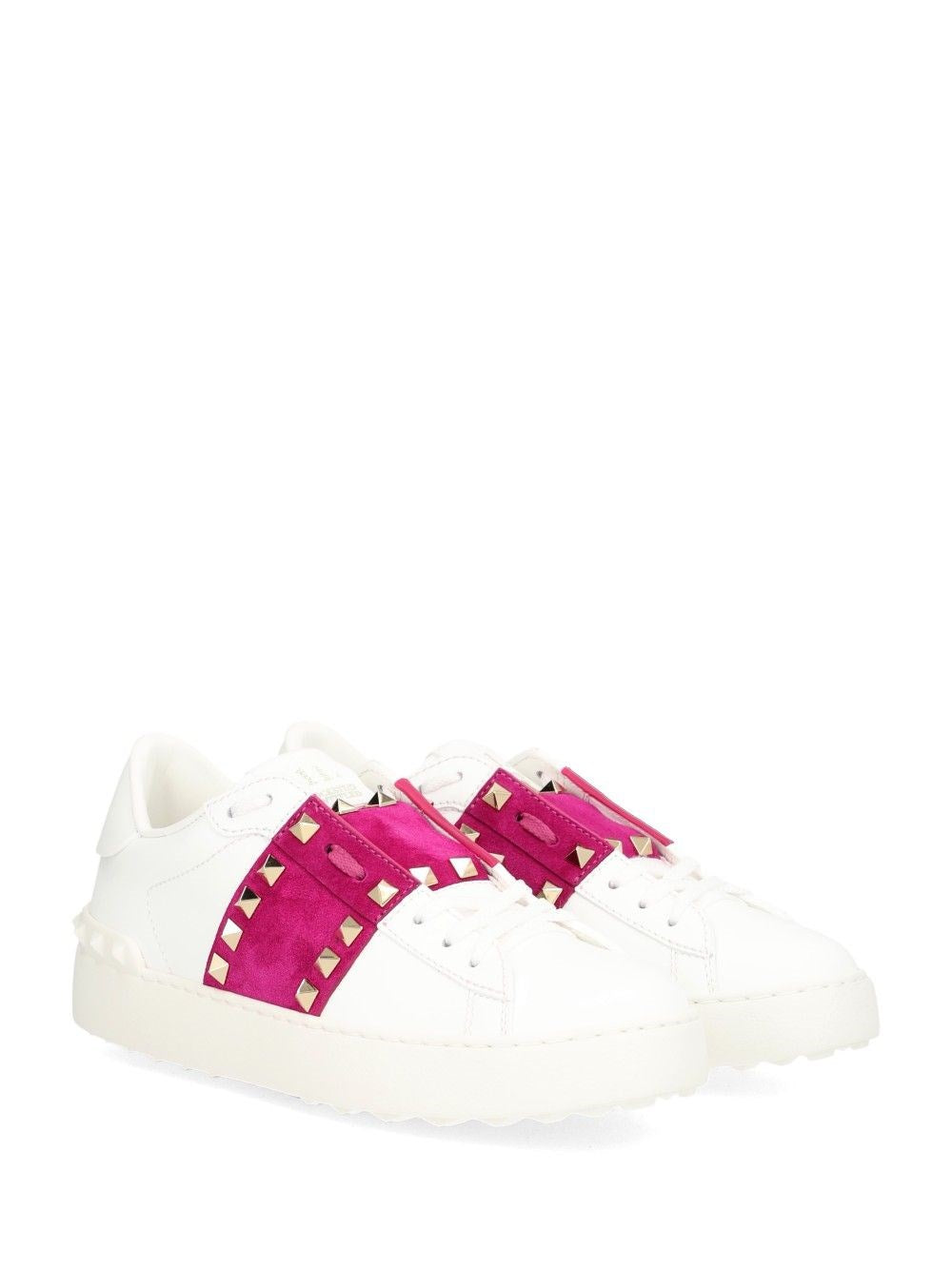 Valentino Garavani Women Rockstud Untitled Leather Sneakers VALENTINO GARAVANI