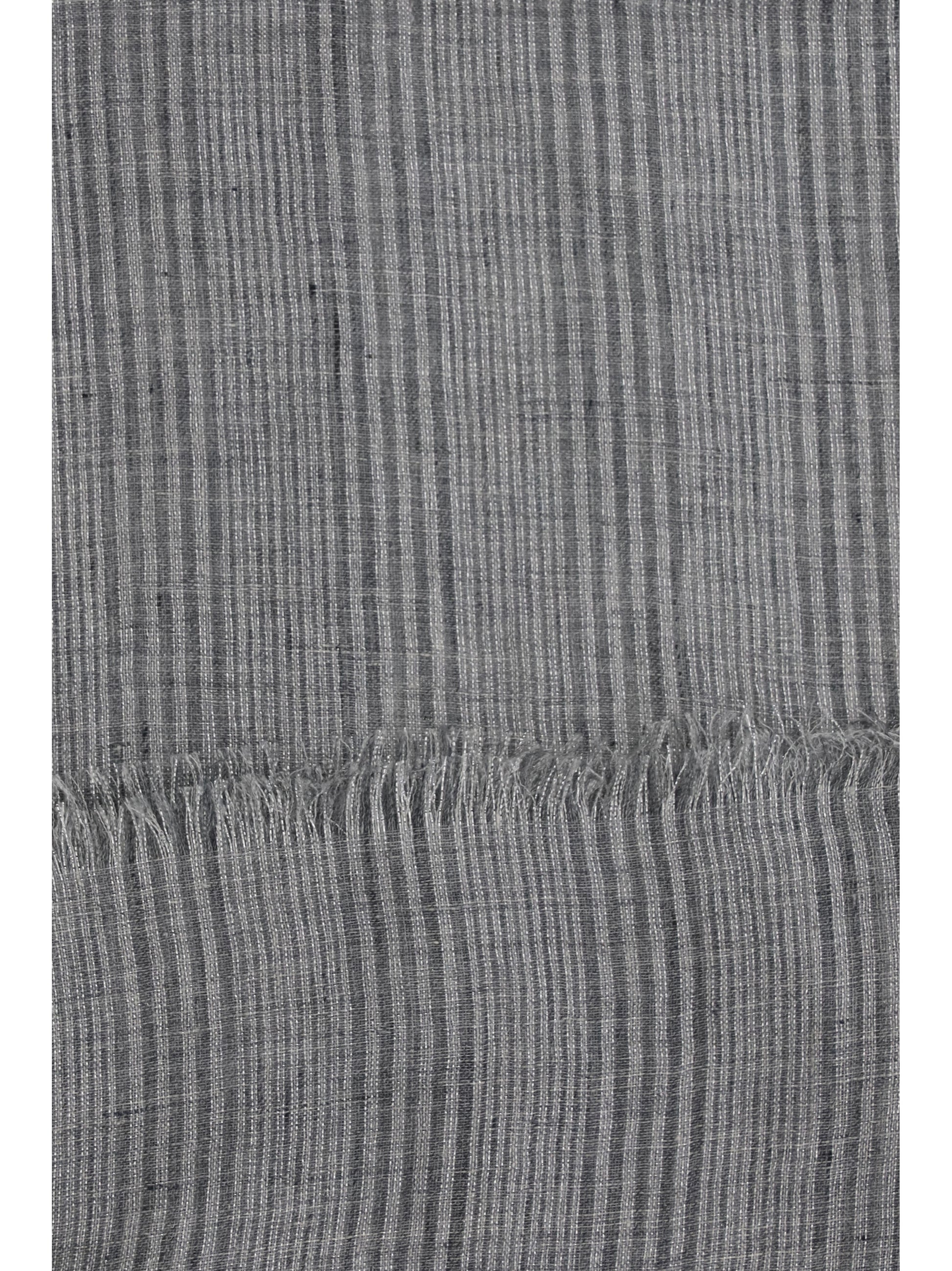 Brunello Cucinelli Women Linen Scarf With Lurex Details BRUNELLO CUCINELLI