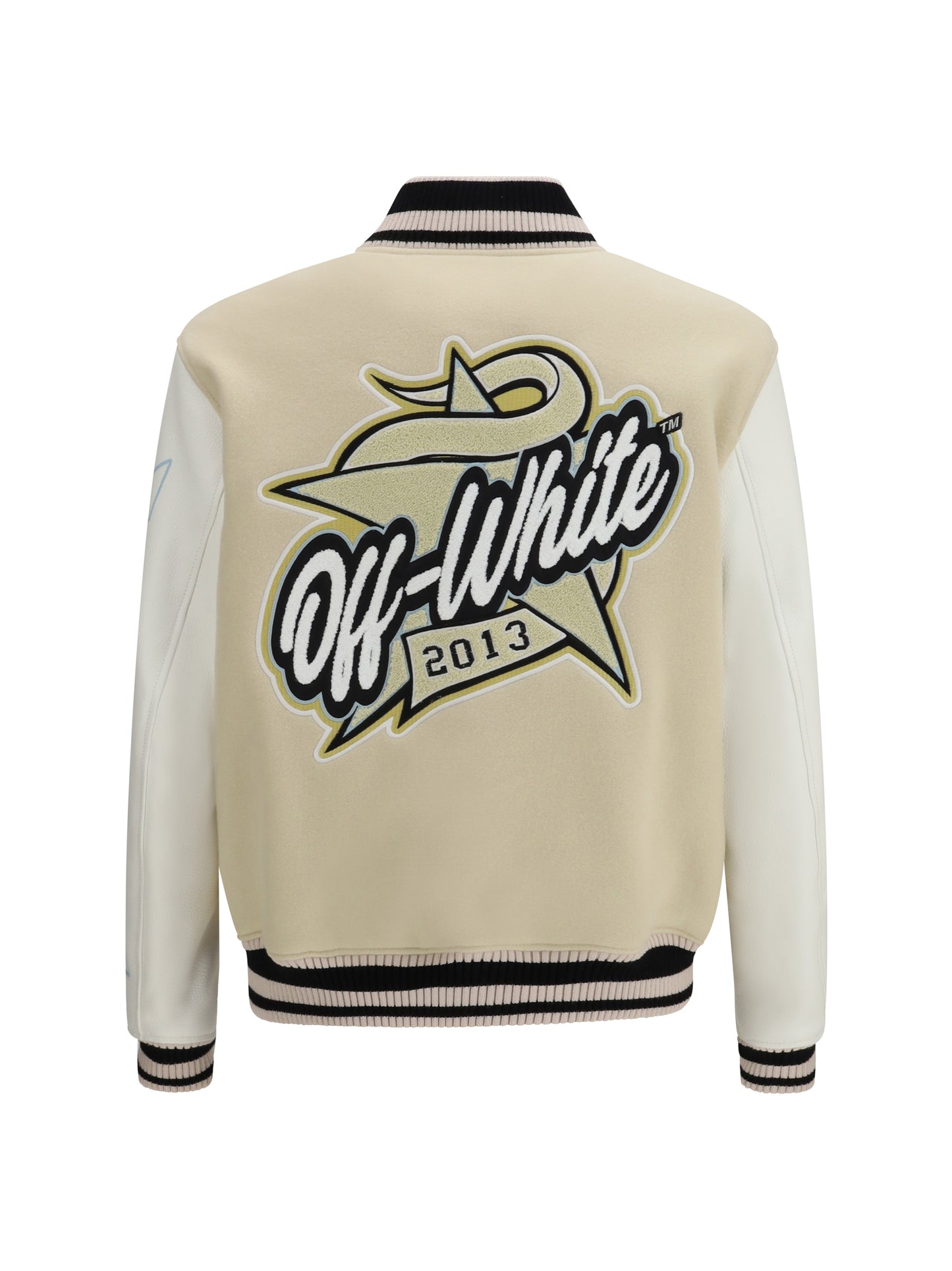 Off-White Men Varsity Star Logo Jacket OFF-WHITE