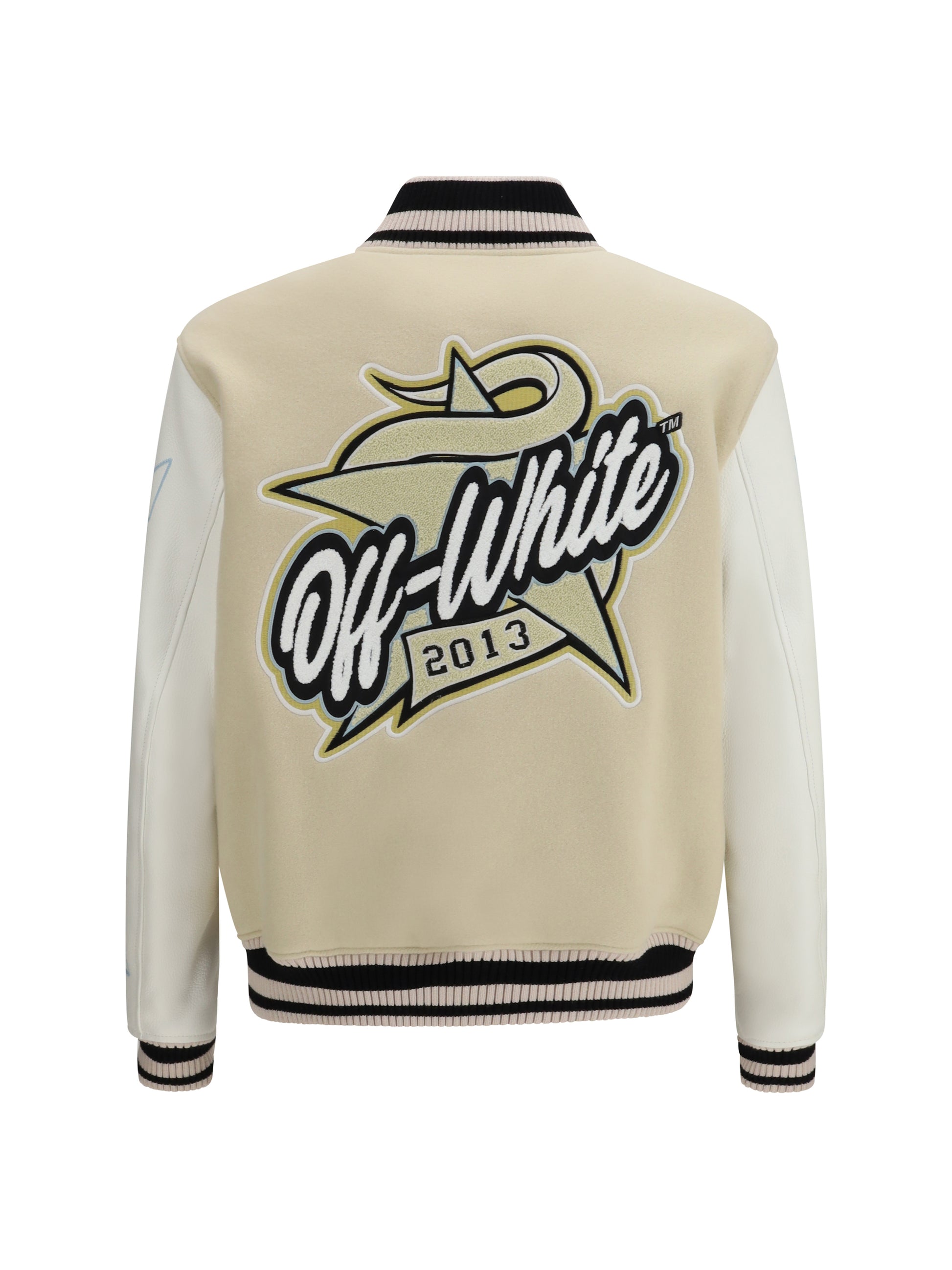 Off-White Men Varsity Star Logo Jacket OFF-WHITE