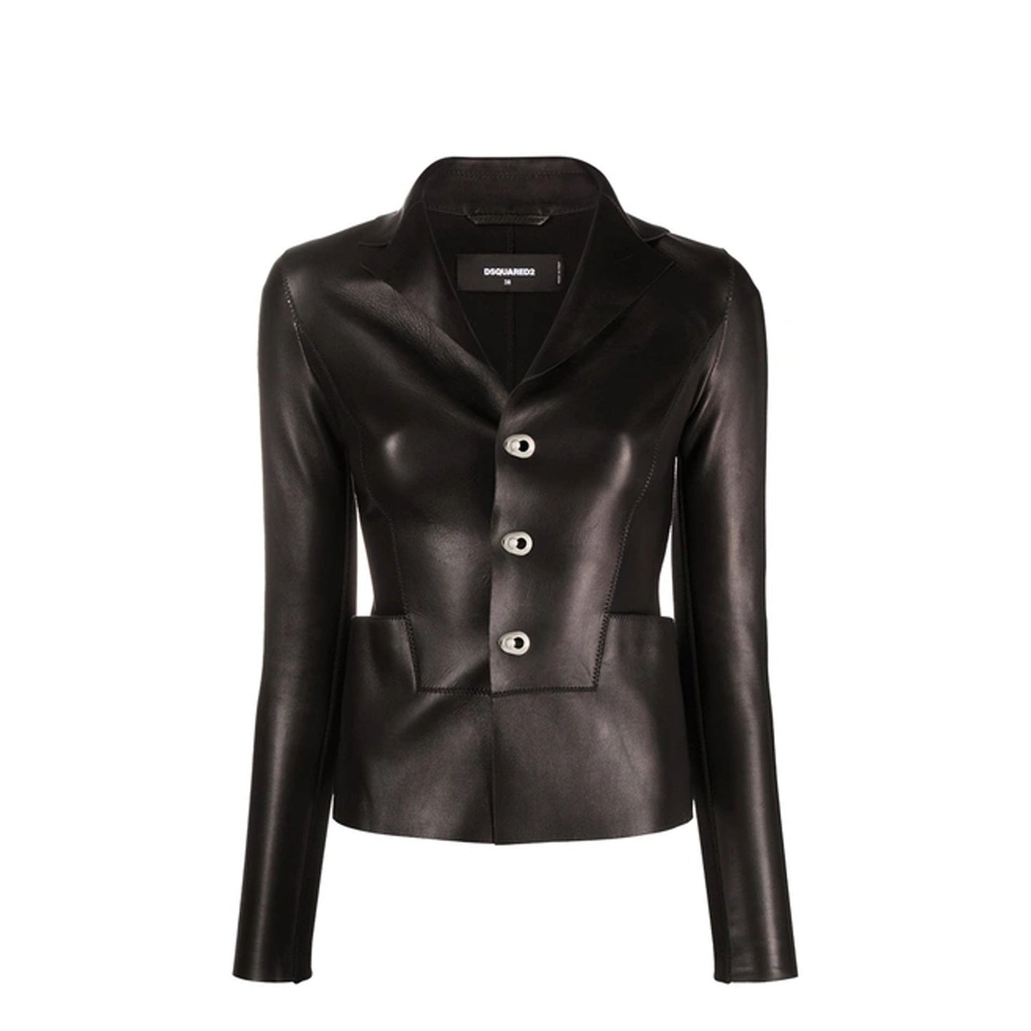 Dsquared2 Leather Jacket Women DSQUARED2