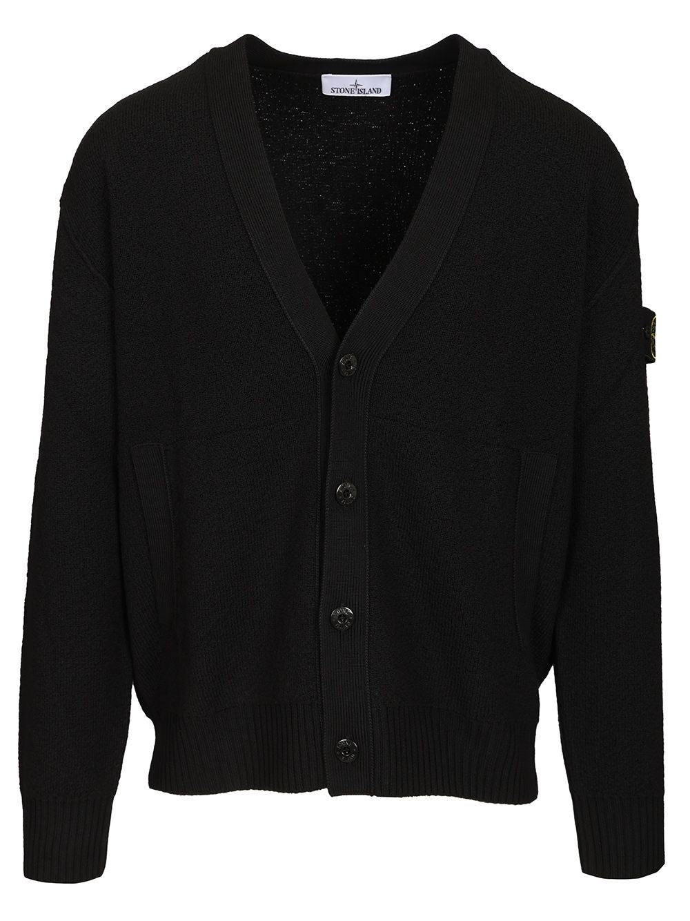 Stone Island Men V-Neck Cardigan STONE ISLAND