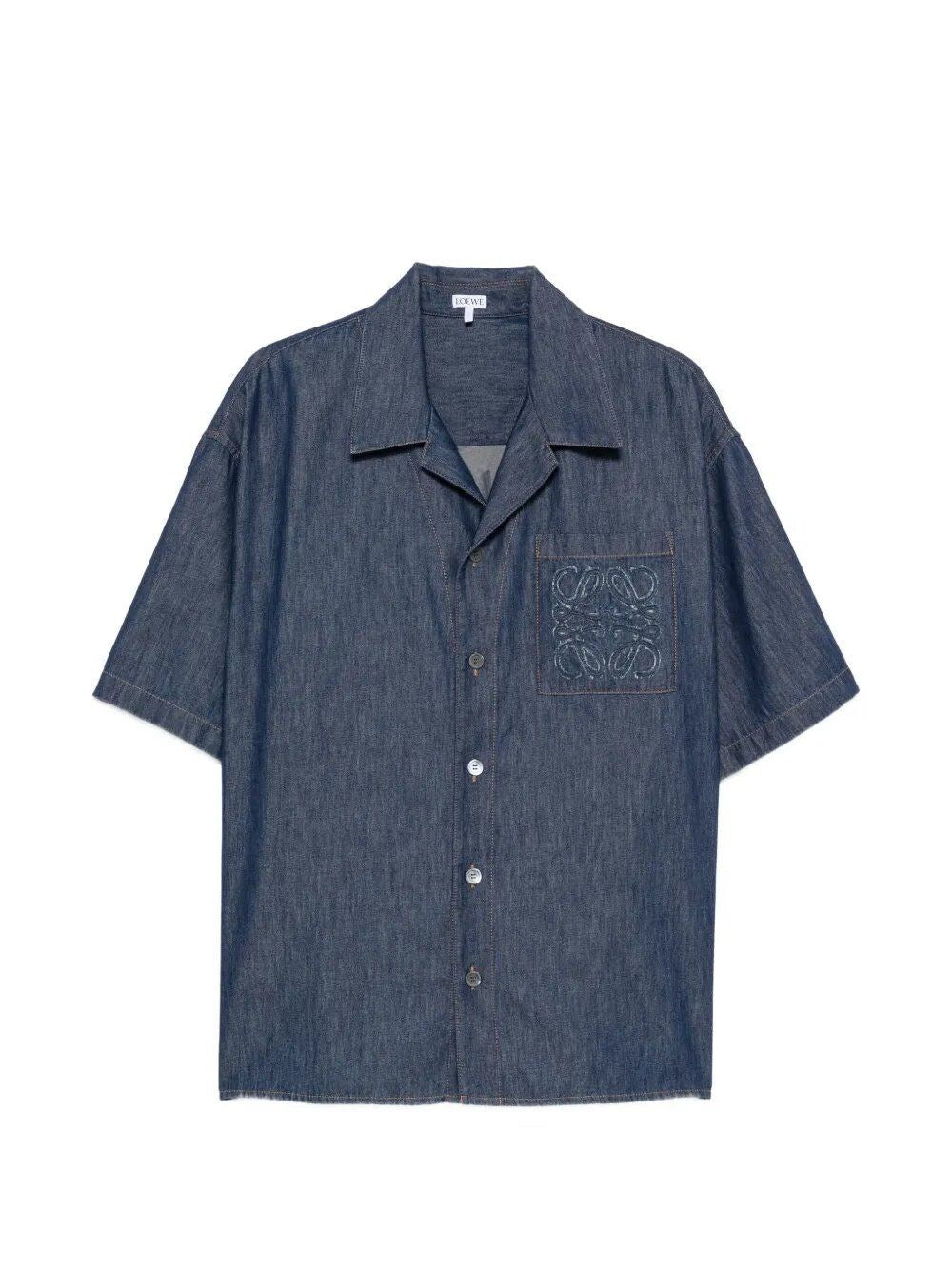 Loewe Men Short-Sleeved Shirt In Cotton LOEWE