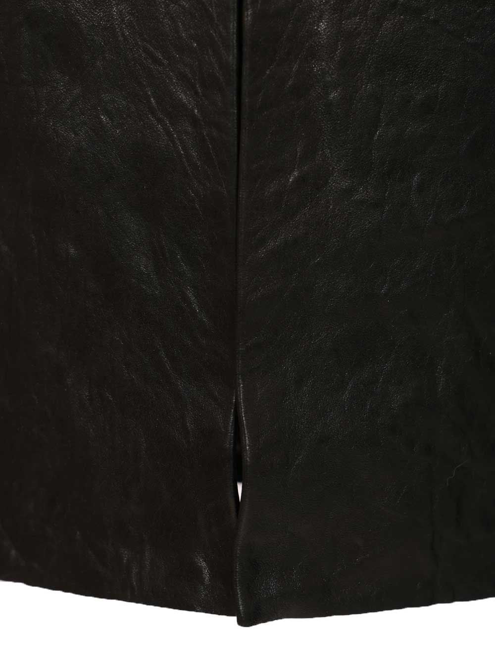 Rick Owens Women Leather Long Skirt RICK OWENS