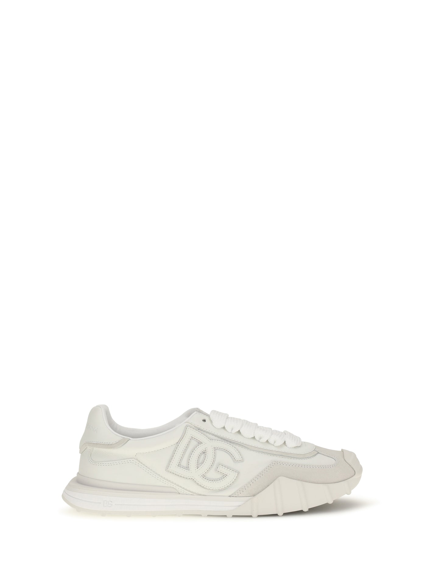 Dolce & Gabbana Men Athletic Fabric And Leather Sneakers DOLCE & GABBANA