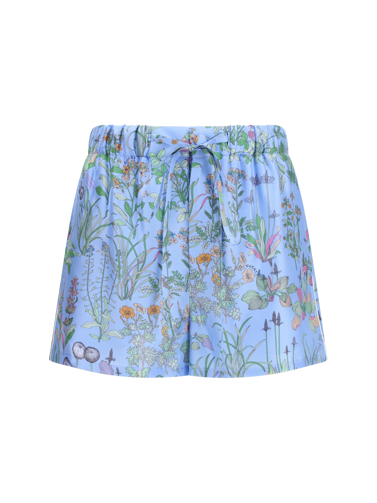 Gucci Women Printed Silk Twill Shorts GUCCI