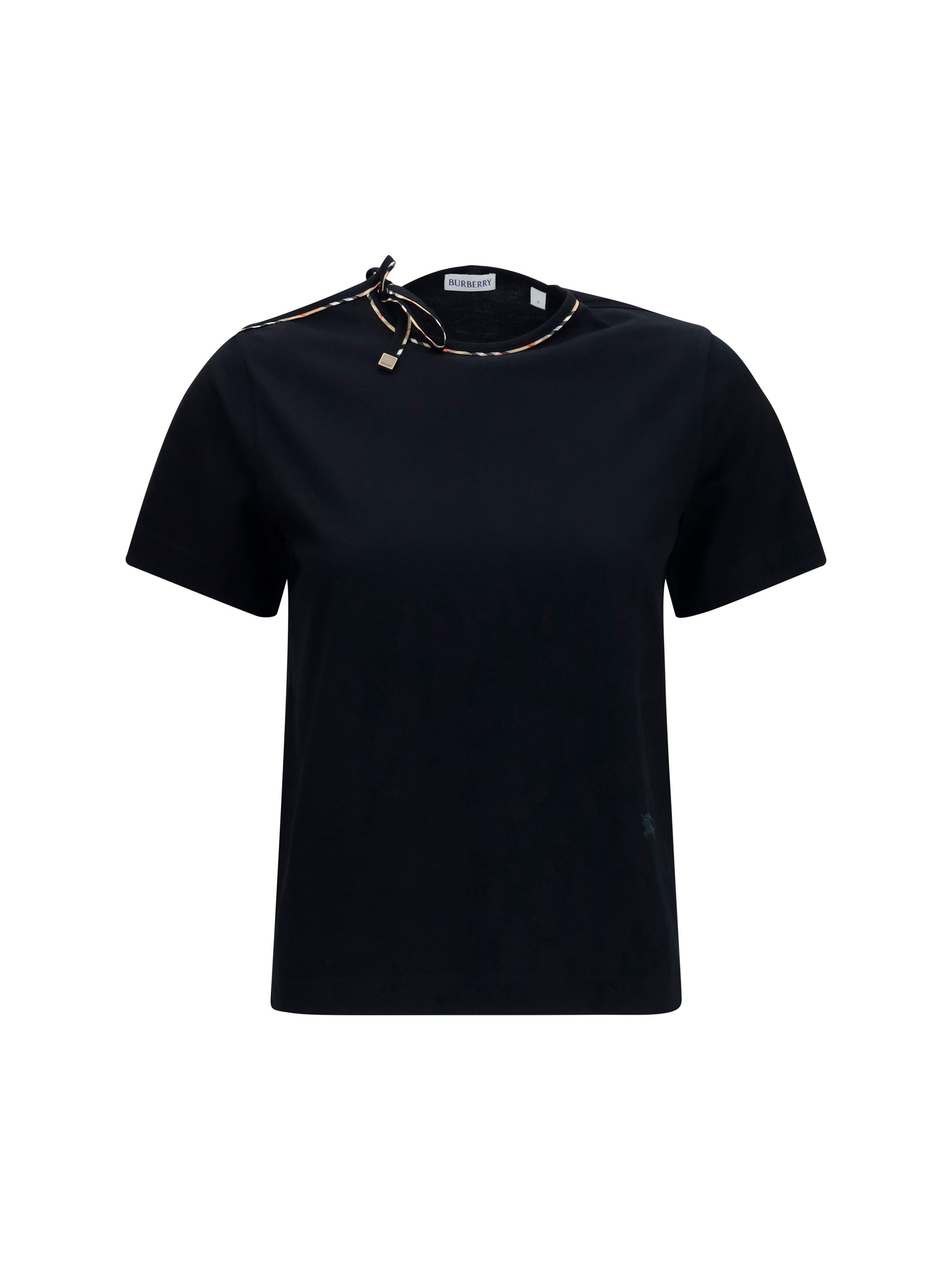 Burberry Women T-Shirt With Cut-Out Detail BURBERRY