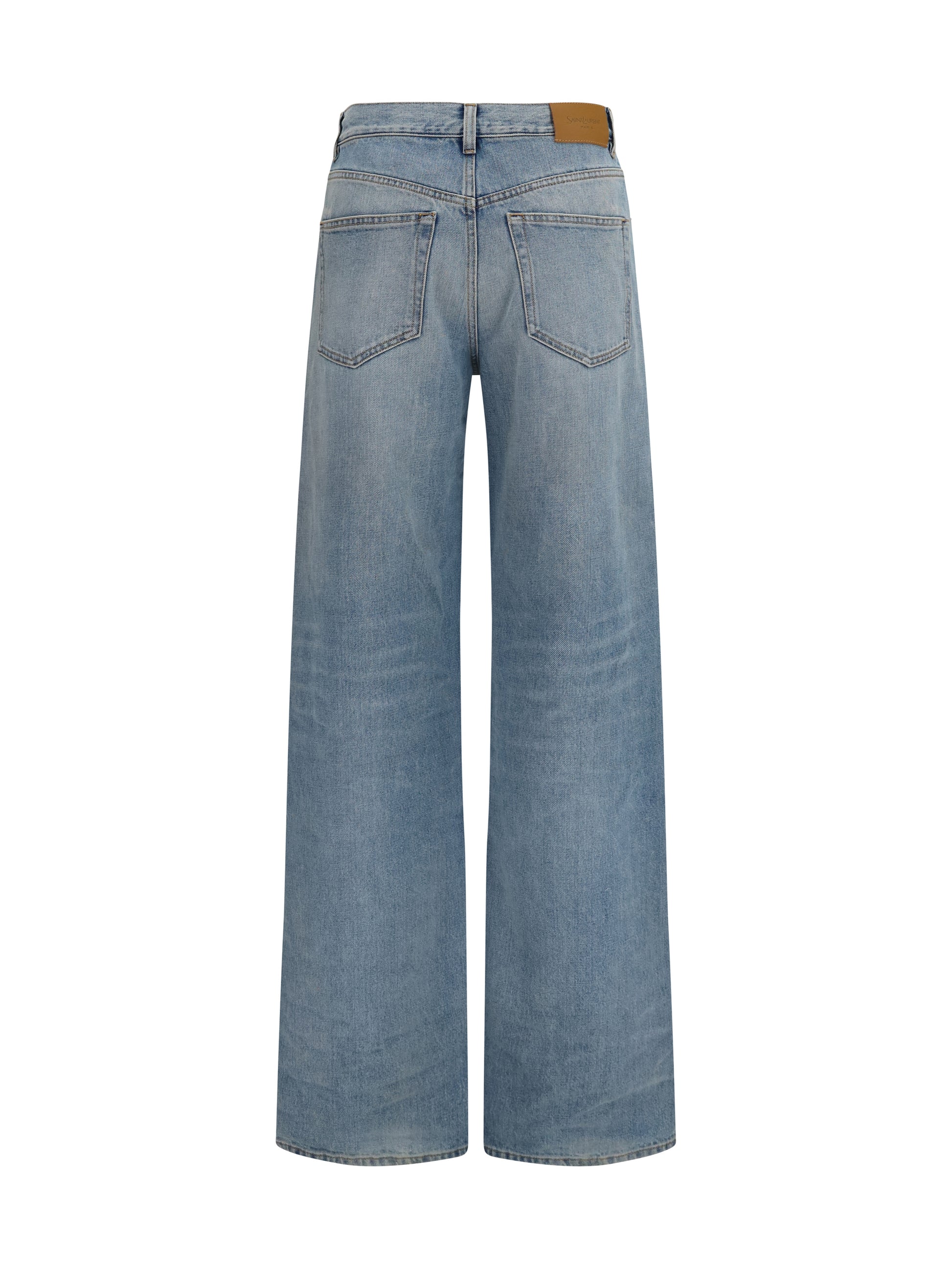 Saint Laurent Women 90'S High-Waisted Wide-Leg Jeans SAINT LAURENT
