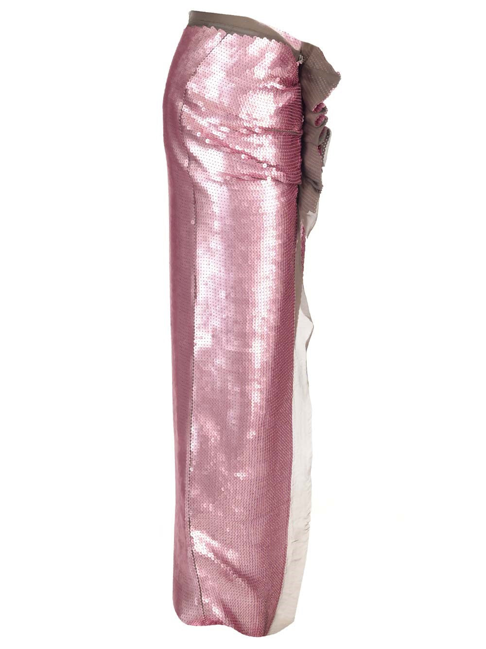 Rick Owens Women Long Skirt In Silk Chiffon With Sequins RICK OWENS