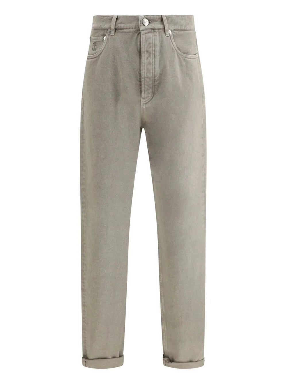 Brunello Cucinelli Men Dyed Denim Pants BRUNELLO CUCINELLI