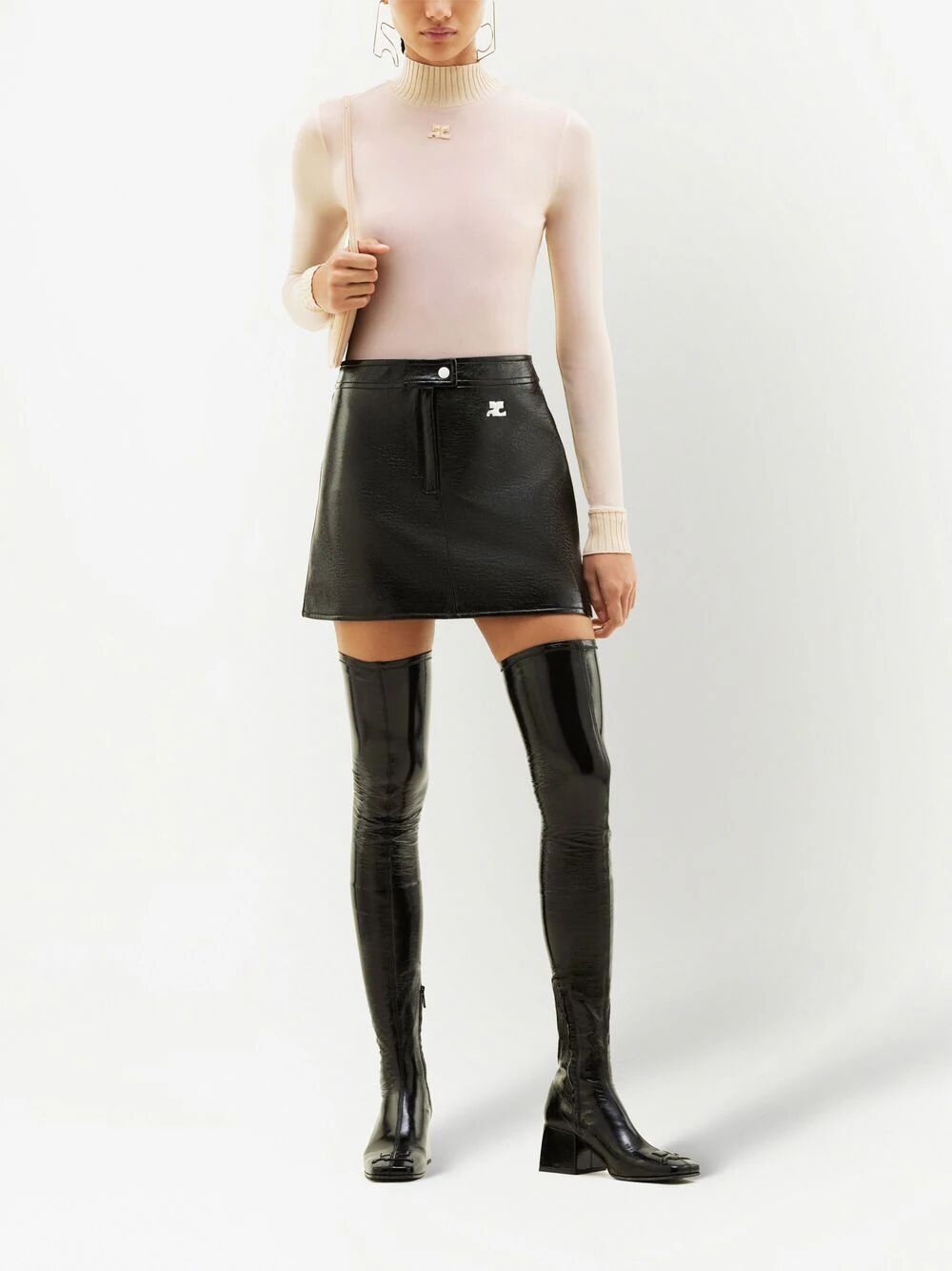 Courreges Women Minigonna Reedition Vinyl COURREGES