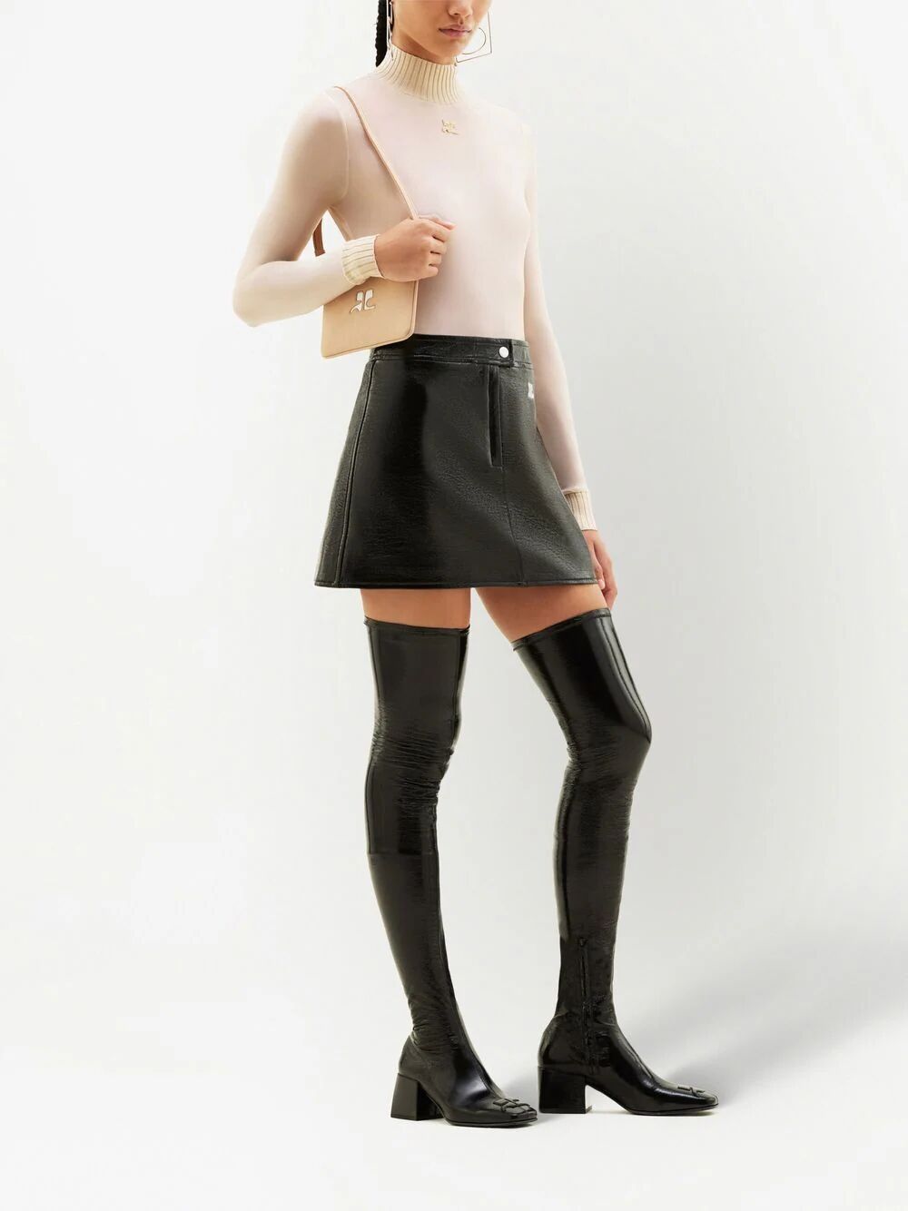 Courreges Women Minigonna Reedition Vinyl COURREGES