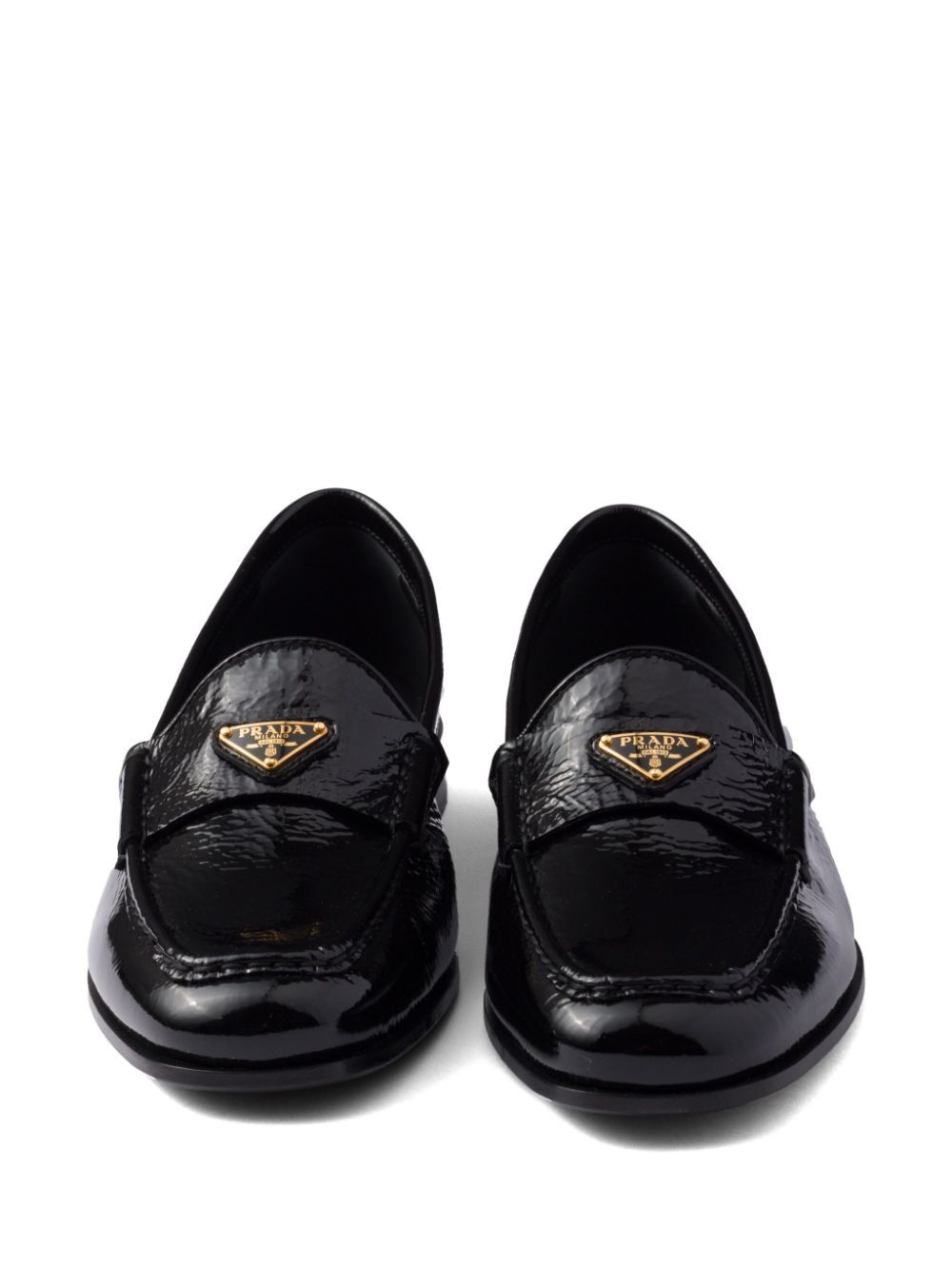 Prada Women Patent Leather Loafers PRADA
