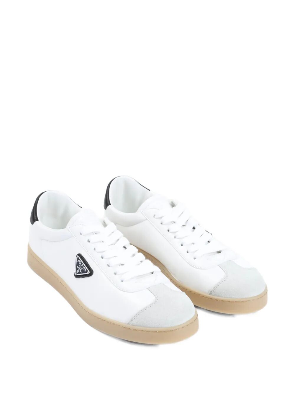 Prada Men Lane Leather Sneakers PRADA
