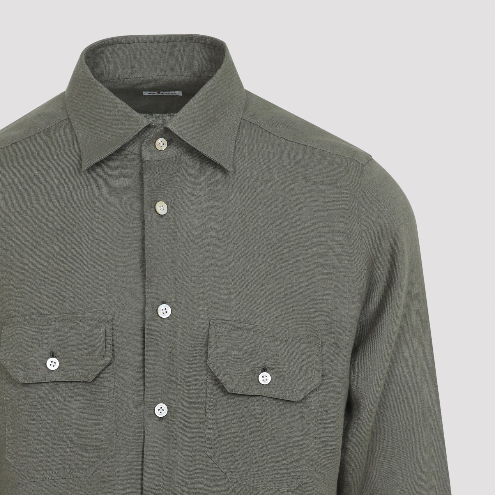 Kiton Linen Shirt Men KITON