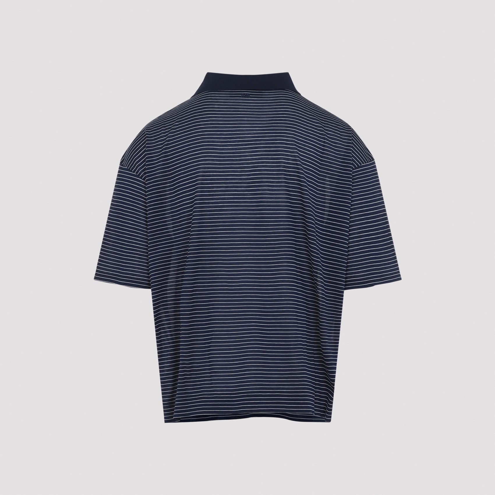 Ami Striped Boxy Fit Polo Men AMI PARIS