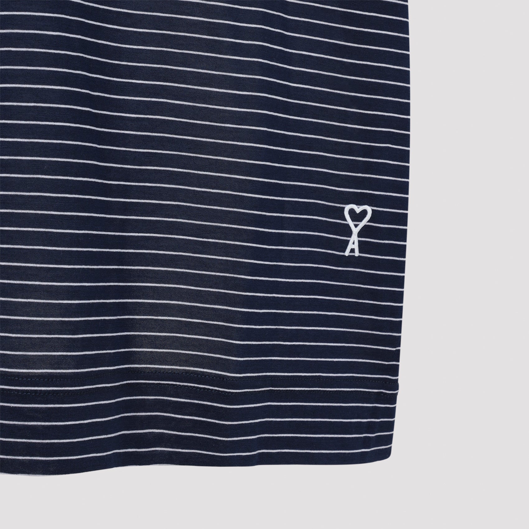 Ami Striped Boxy Fit Polo Men AMI PARIS