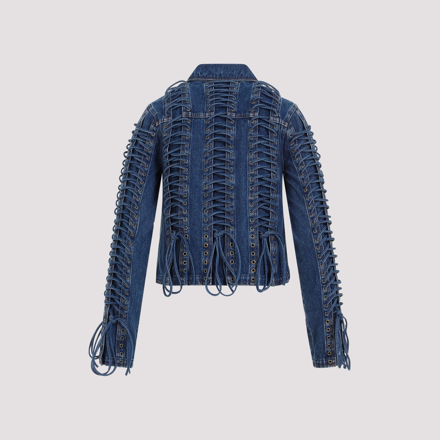 Jean Paul Gaultier Corset Denim Jacket Women JEAN PAUL GAULTIER