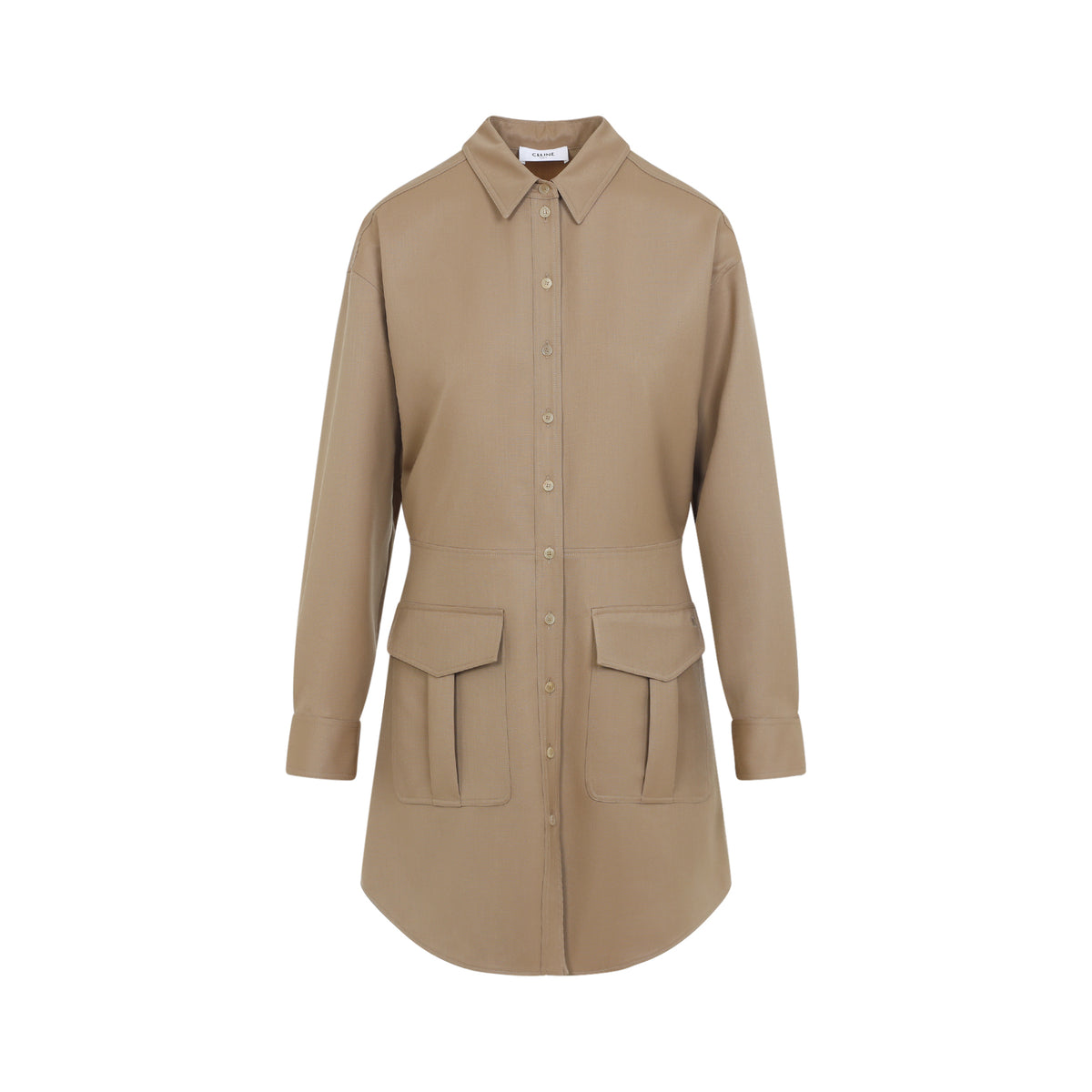 Celine Wool Mini Dress Women CELINE