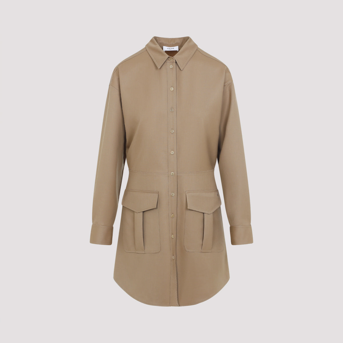 Celine Wool Mini Dress Women CELINE