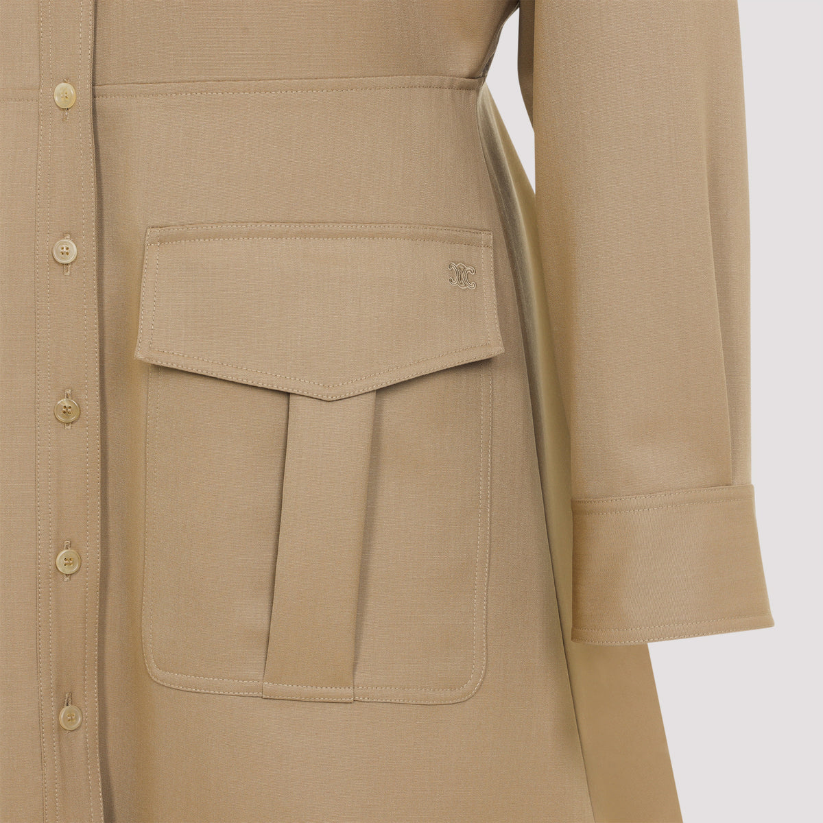 Celine Wool Mini Dress Women CELINE