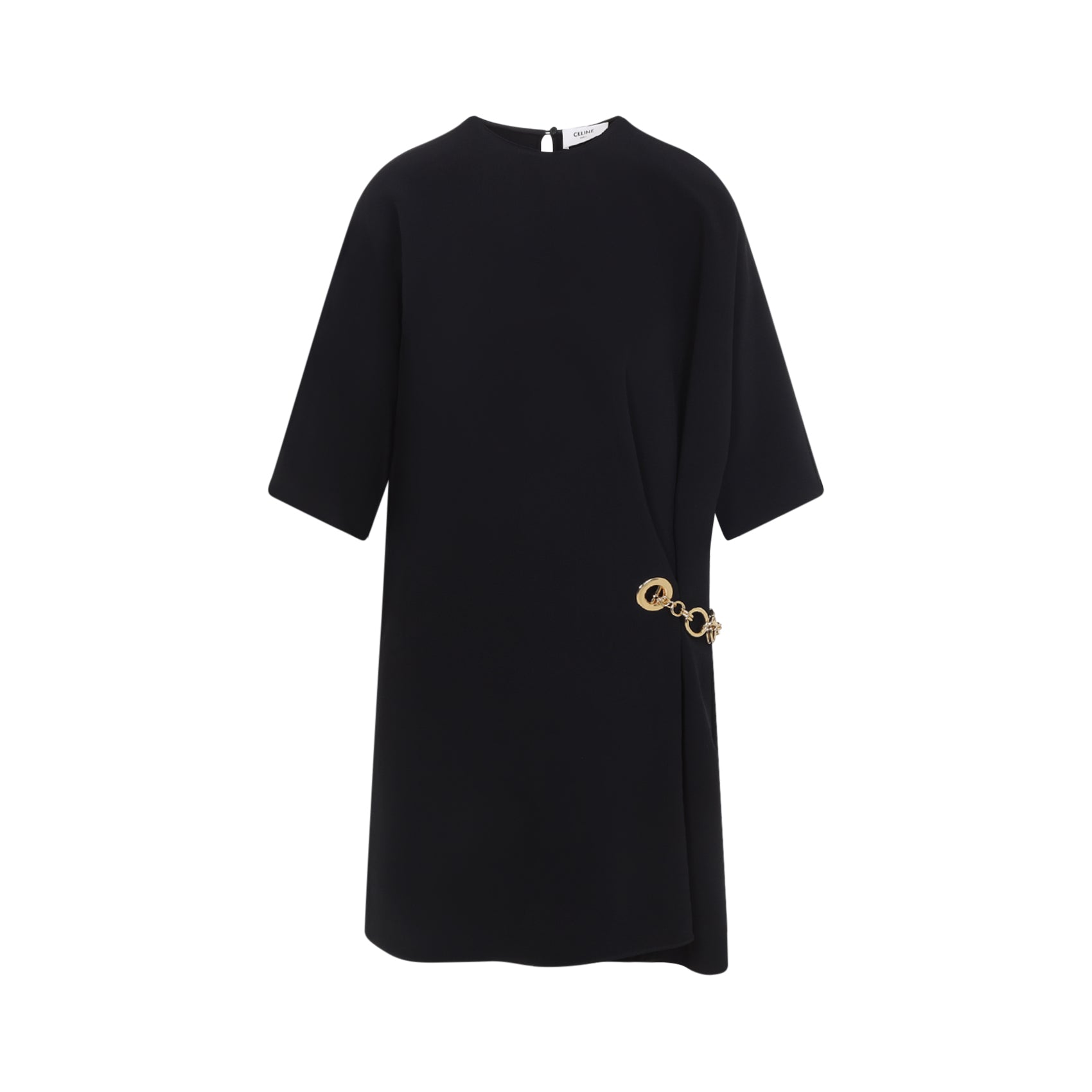 Celine Viscose Midi Dress Women CELINE
