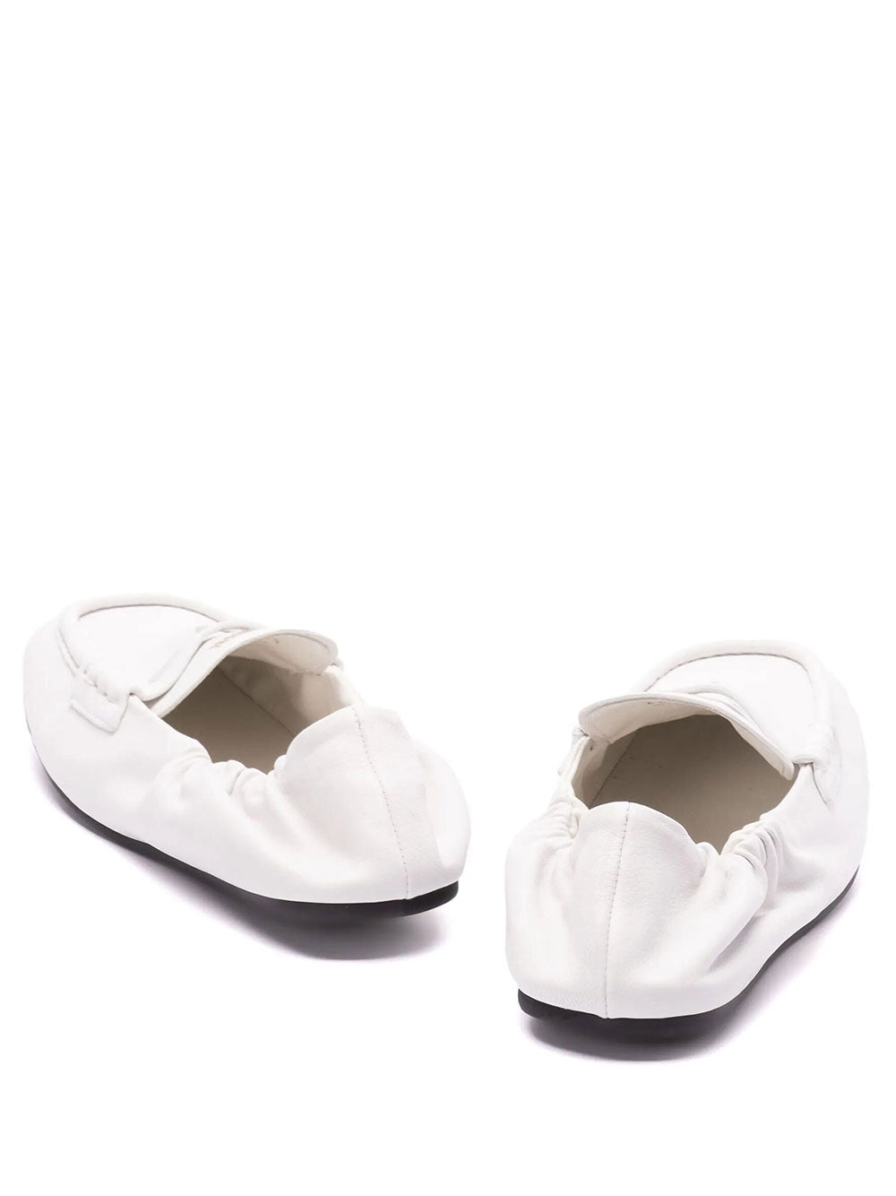 Miu Miu Women Ruches Nappa Leather Loafers MIU MIU