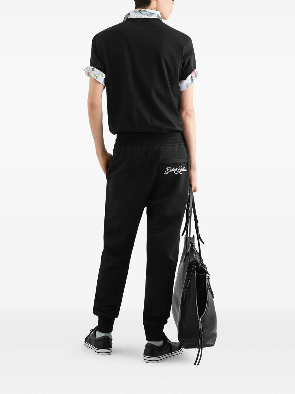 Dolce & Gabbana Men T-Shirt In Cotone Con Placca DOLCE & GABBANA