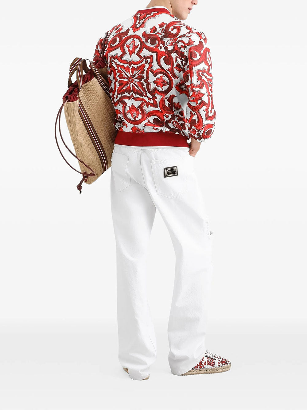 Dolce & Gabbana Men T-Shirt In Cotone Con Placca DOLCE & GABBANA