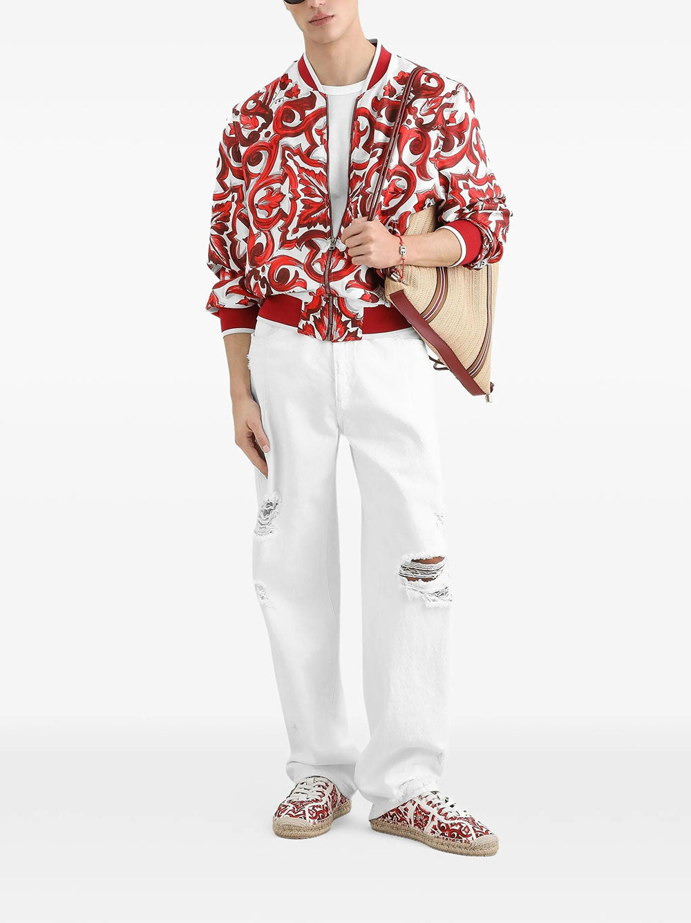 Dolce & Gabbana Men T-Shirt In Cotone Con Placca DOLCE & GABBANA