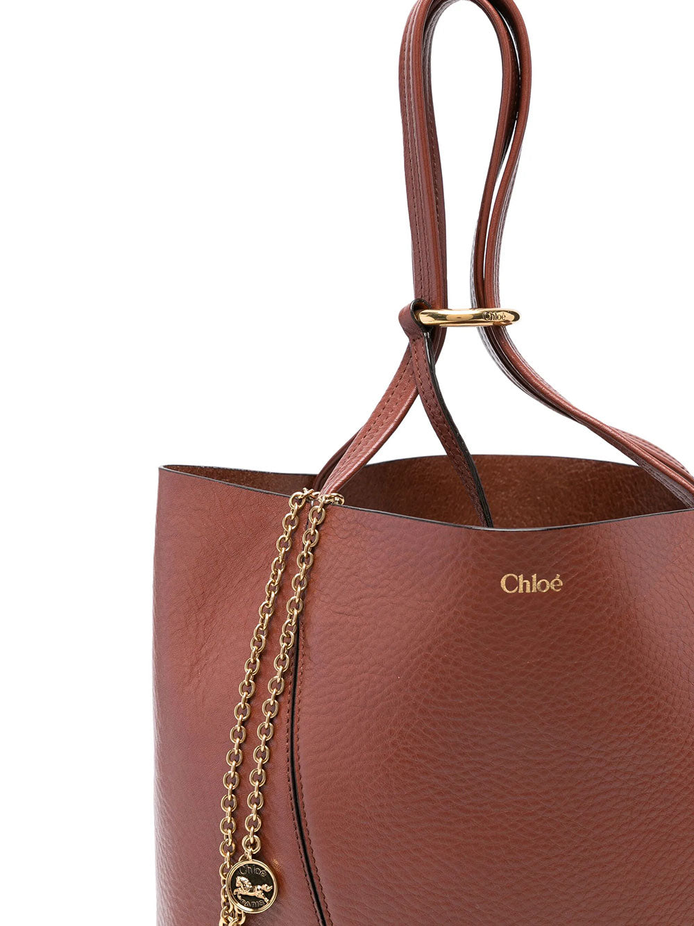 Chloe Women Chloé Spin Tote Bag In Grained Leather CHLOE