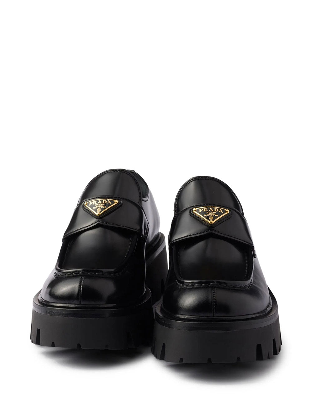 Prada Women Mocassini In Pelle Spazzolata PRADA