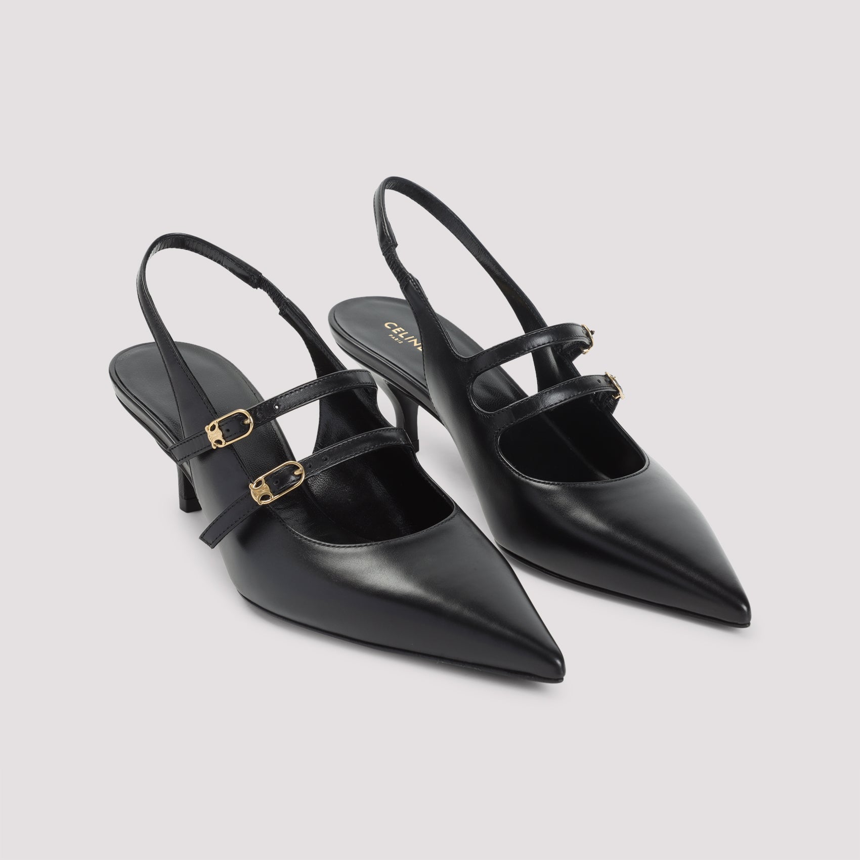 Celine Double Straps Mules Women CELINE