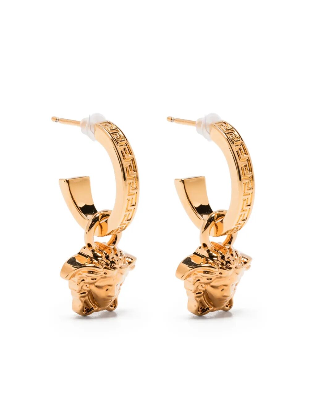 Versace Women La Medusa Greca Hoop Earrings VERSACE
