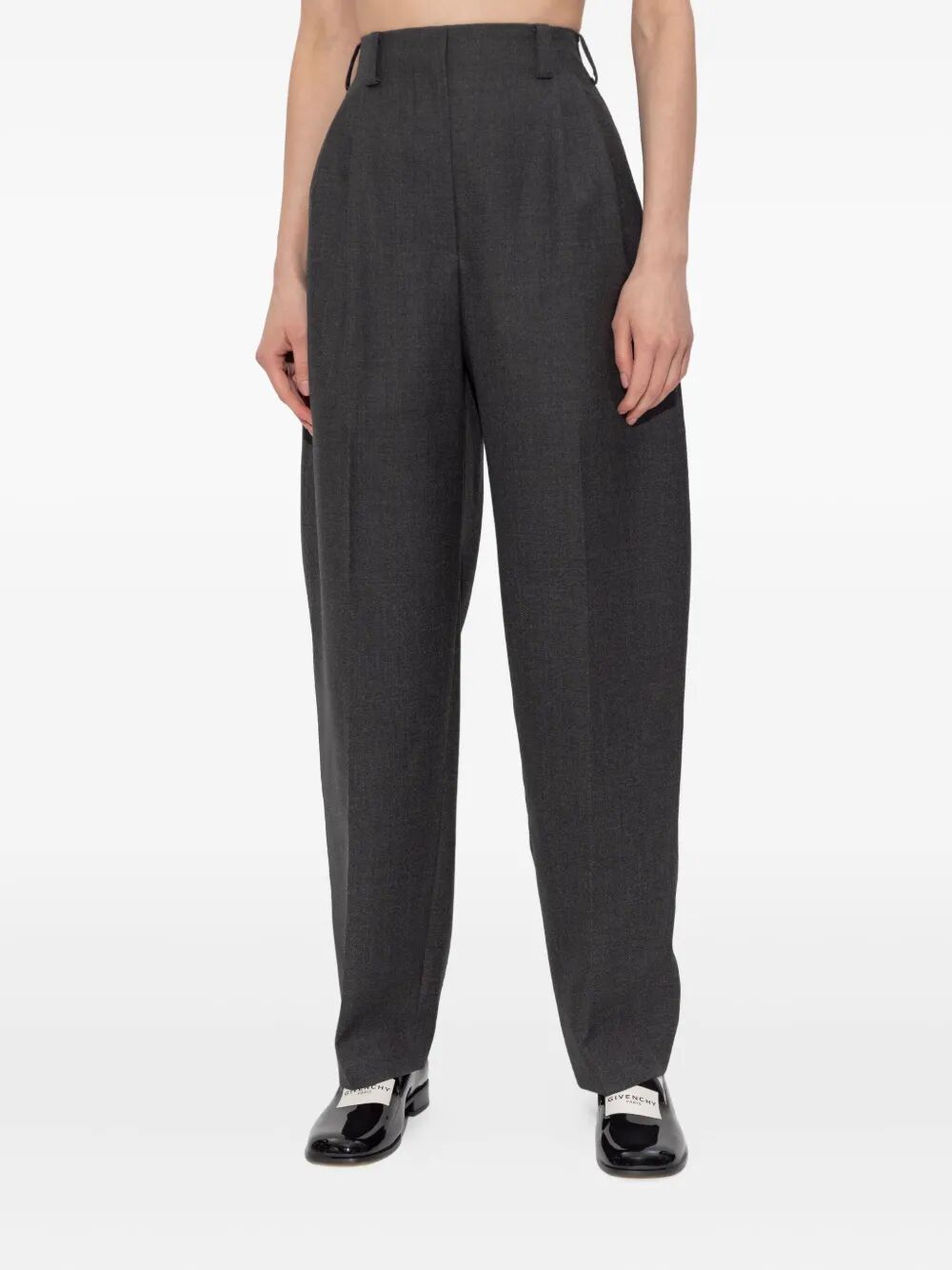 Givenchy Women Pleated Wool Trousers GIVENCHY