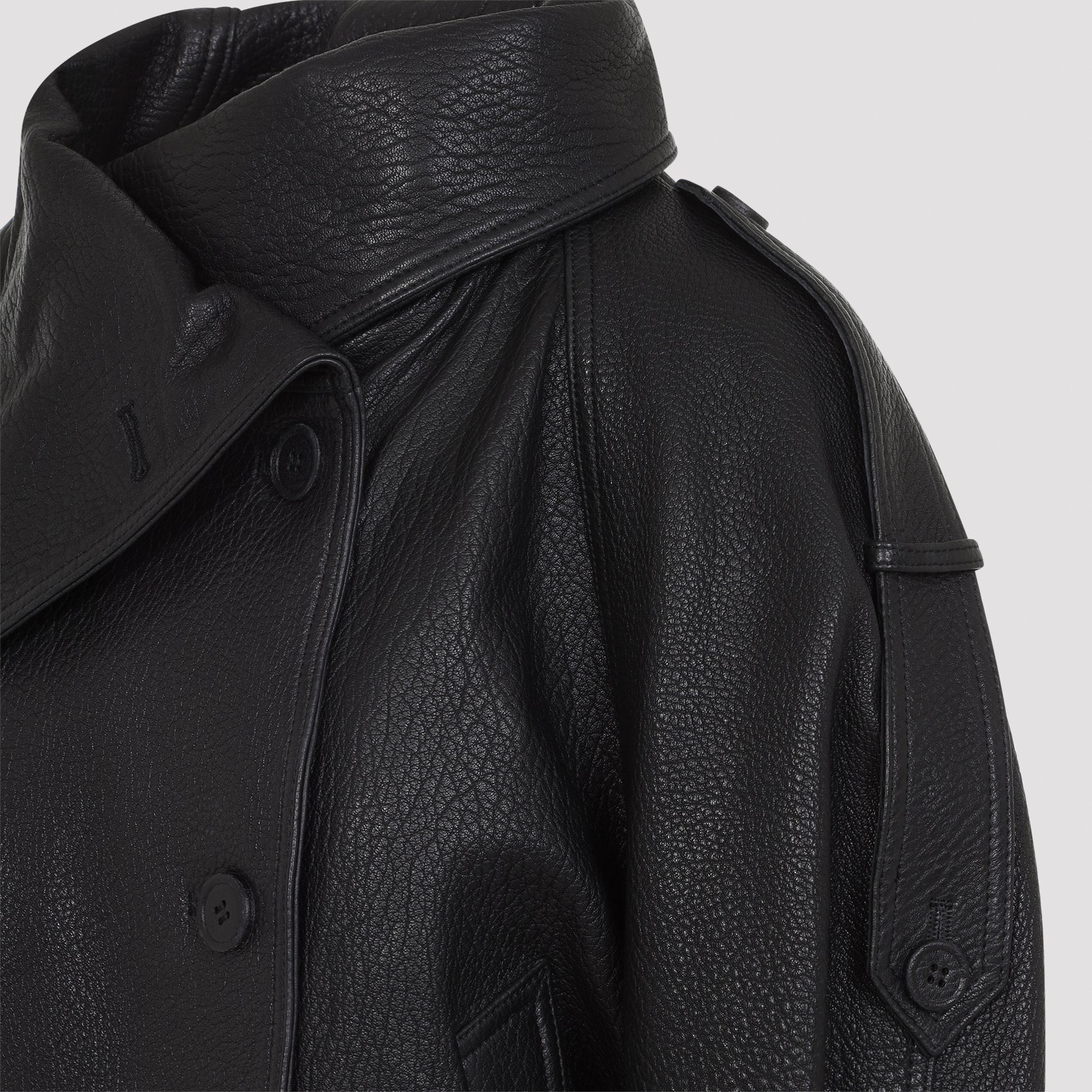 Leather Bomber Jacket Women ACNE STUDIOS