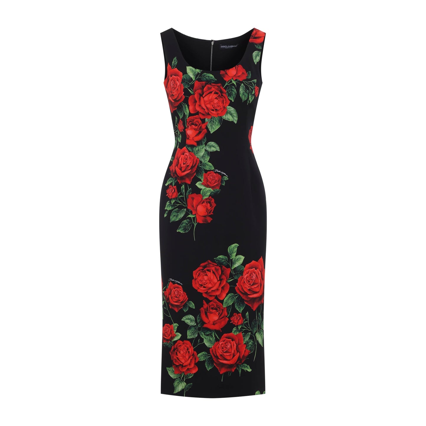 Dolce & Gabbana Rose Rosse Midi Dress Women DOLCE & GABBANA