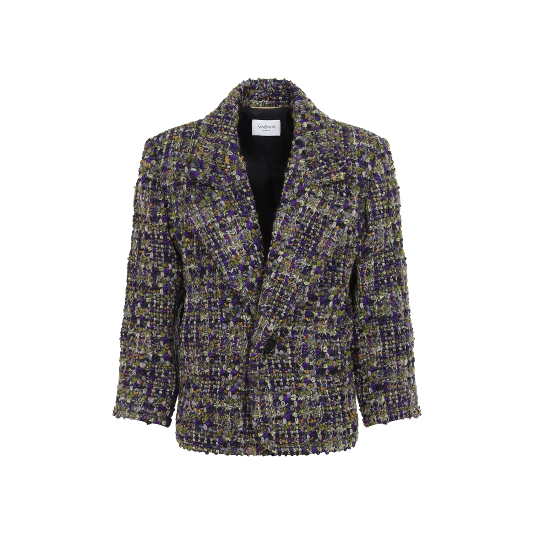 Saint Laurent Tweed Jacket Women SAINT LAURENT