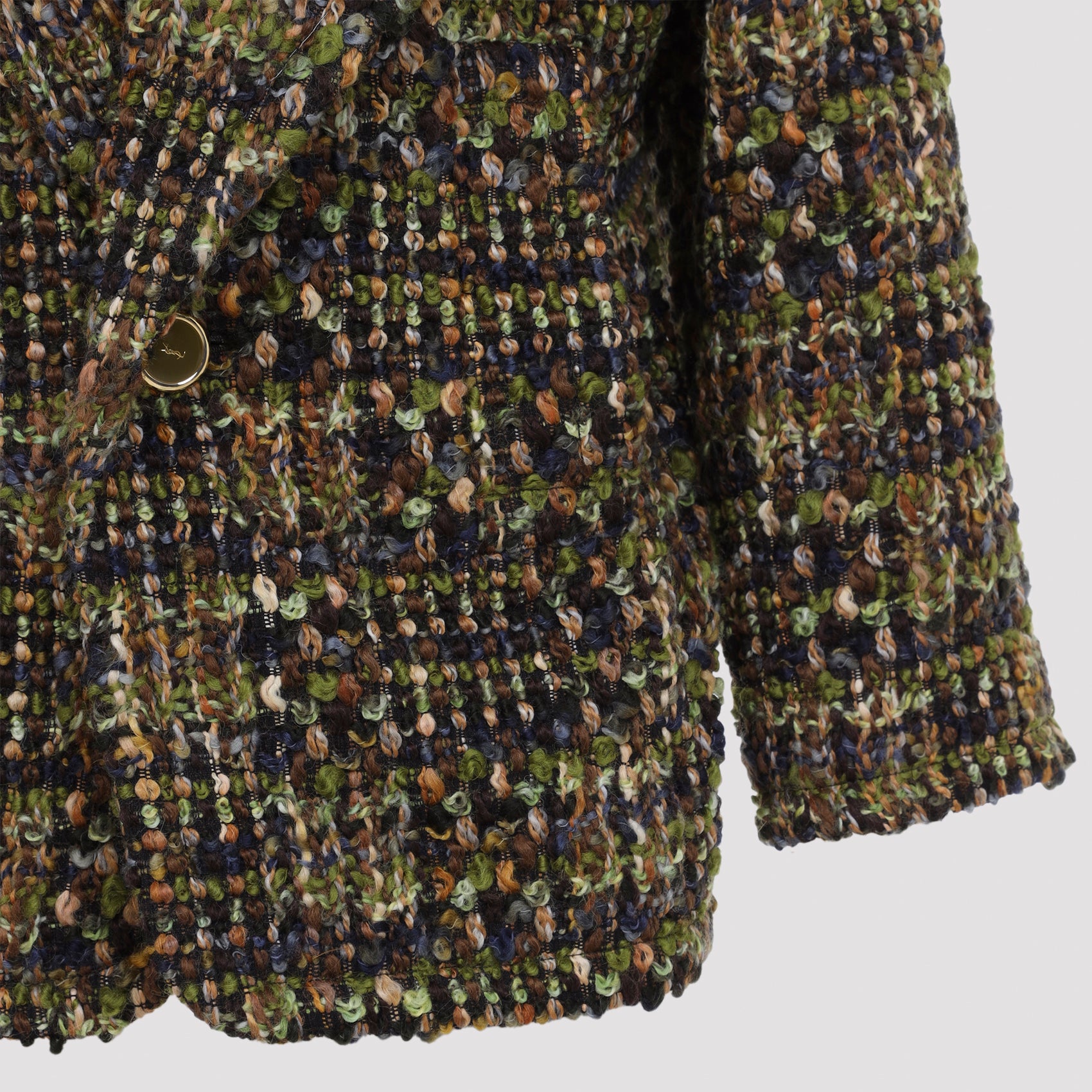 Saint Laurent Tweed Jacket Women SAINT LAURENT