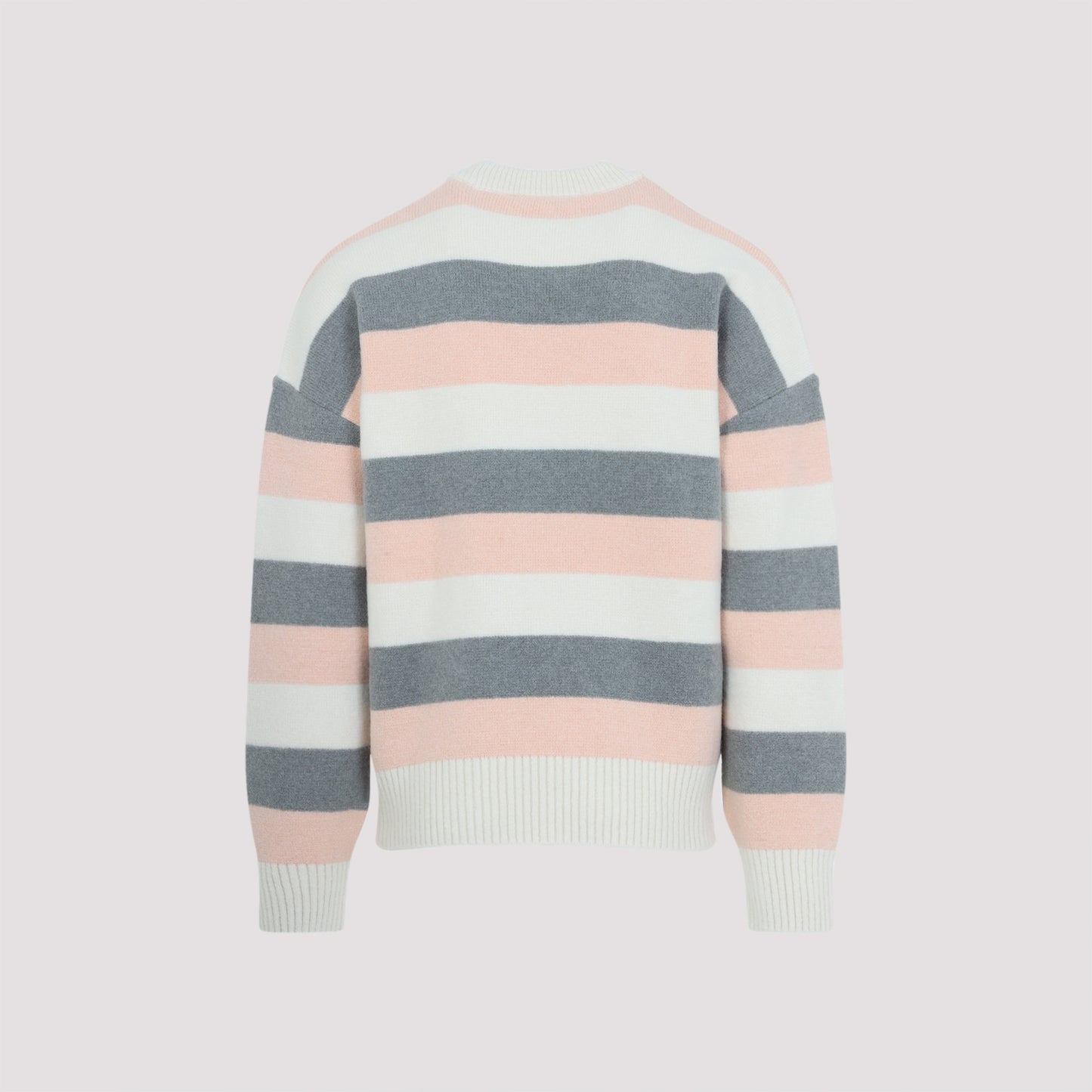Ami Striped Crewneck Sweater Men AMI PARIS