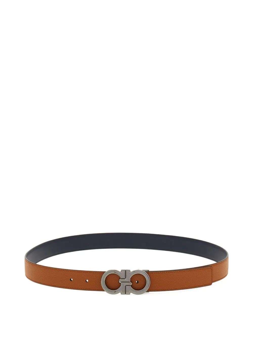 Ferragamo Men Gancini Grained Leather Reversible Belt FERRAGAMO
