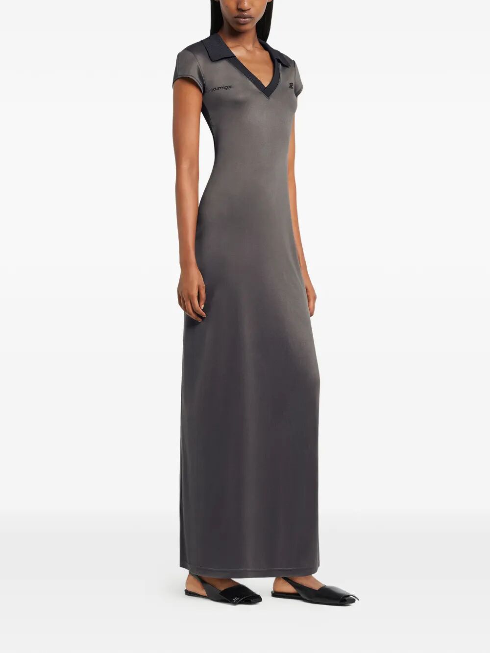 Courreges Women Sports Polo Long Dress COURREGES