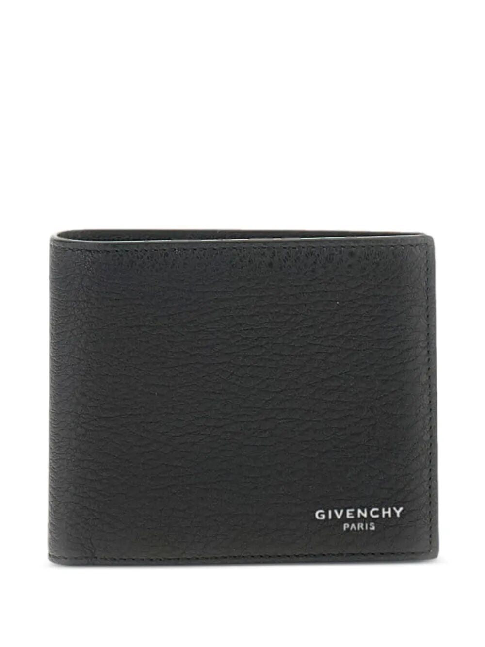 Givenchy Men Portafoglio In Pelle Fiore GIVENCHY