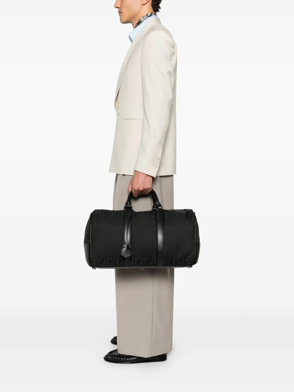 Fendi Men Ff Nylon Medium Travel Bag FENDI